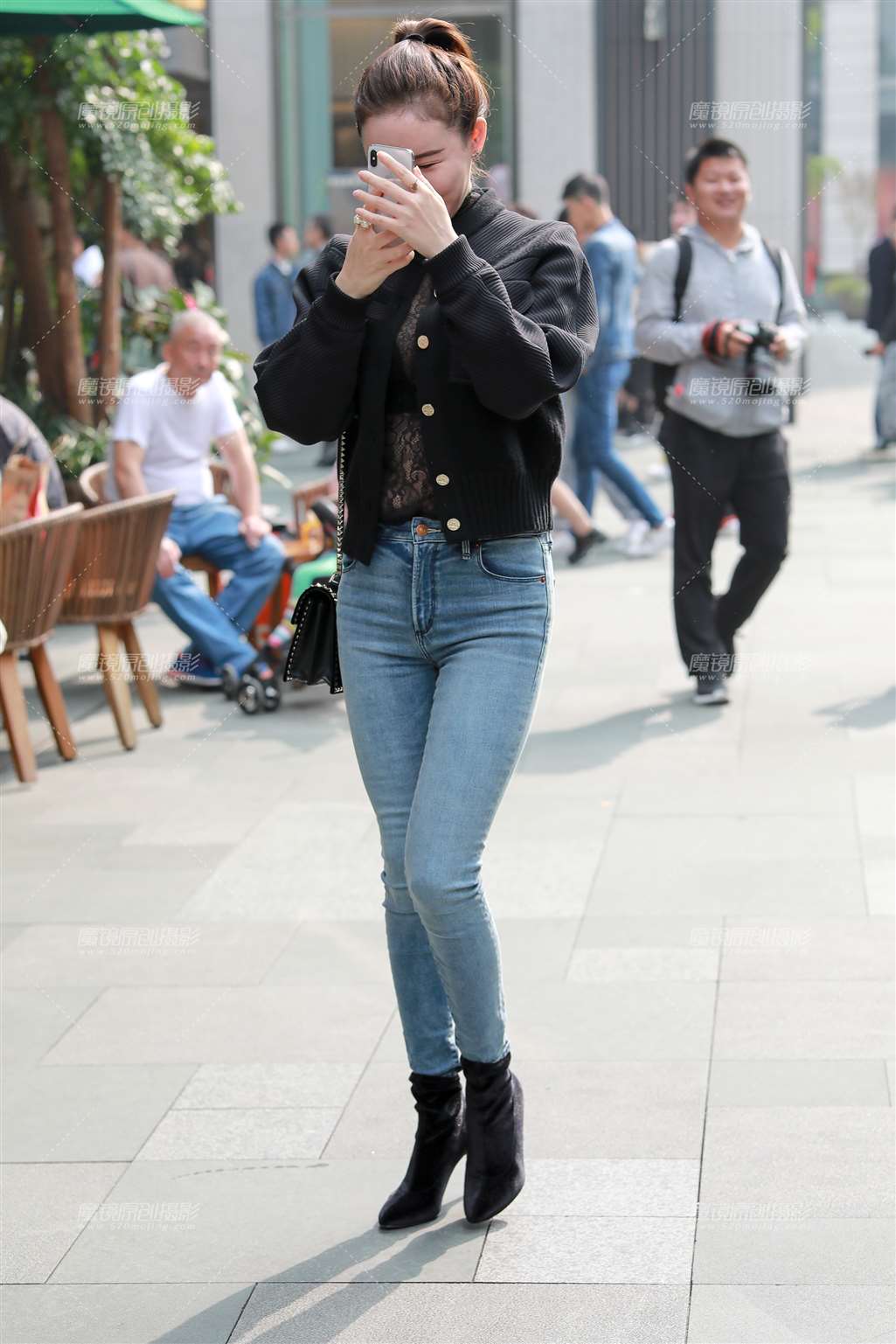 图片[5]-【凯恩赛贴】气质酥胸美女-街拍流行馆