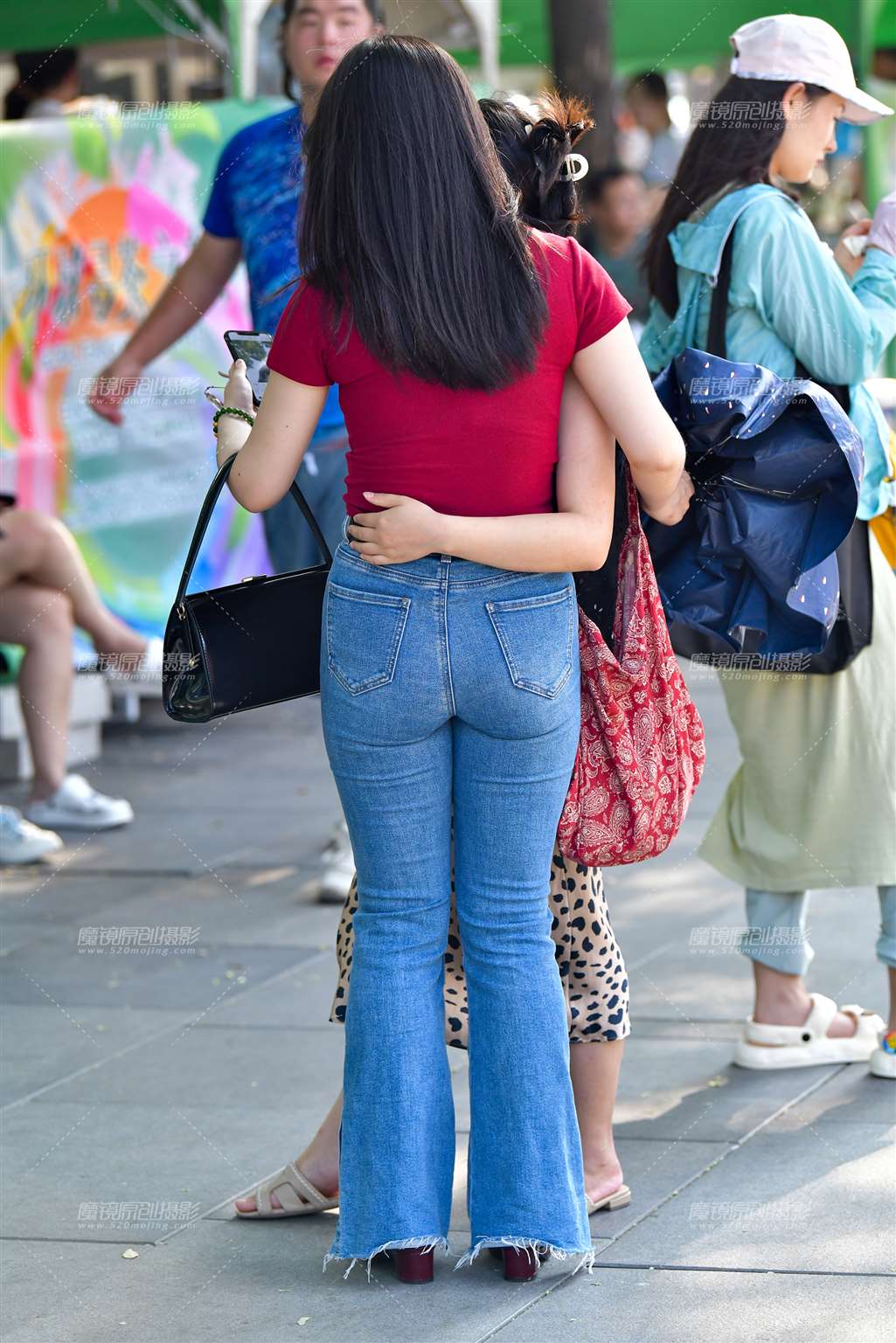 图片[5]-微丰腴牛仔裤美女-街拍流行馆